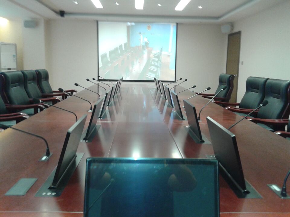 我公司承接的泾阳县人民检察院视频会议室项目圆满完工